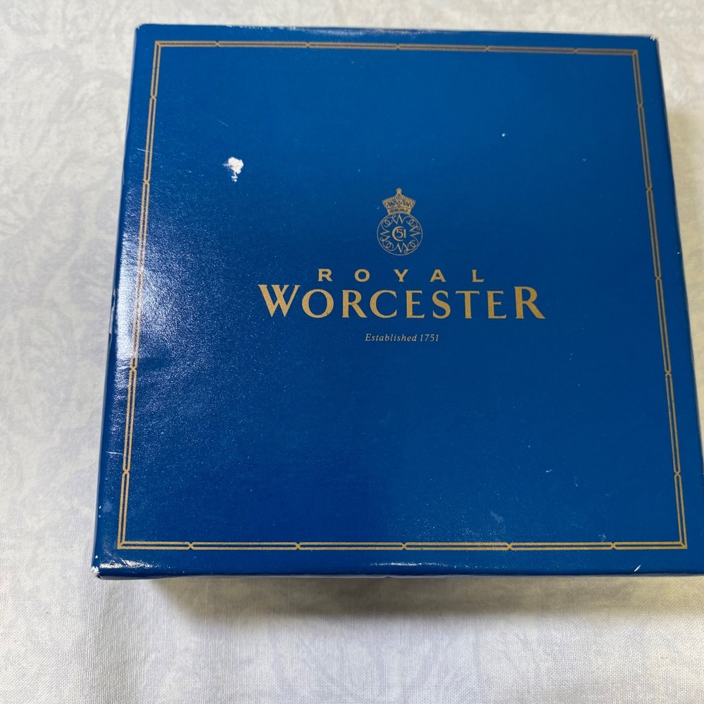 Royal Worcester‎ Evesham Set 6 Fruit Cherry Cork Back Coasters Original Boxes - Picture 2 of 8